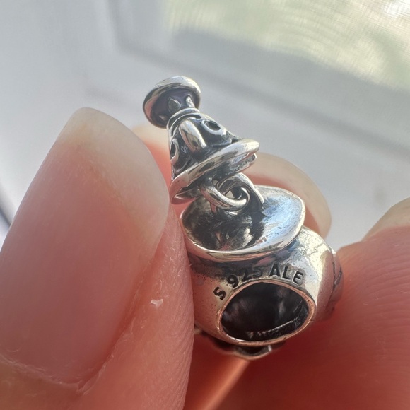 NWOT Pandora x Disney Beauty & the Beast Mr Potts & Chip Dangle Charm 799015C01 - Picture 7 of 10